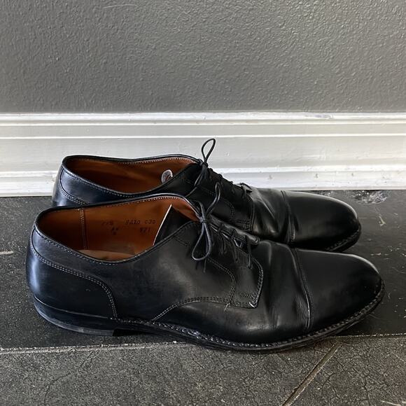 Alden 971 Calfskin  Straight toe Bulcher lace up Oxford dress shoes sz 11.5 main image 5